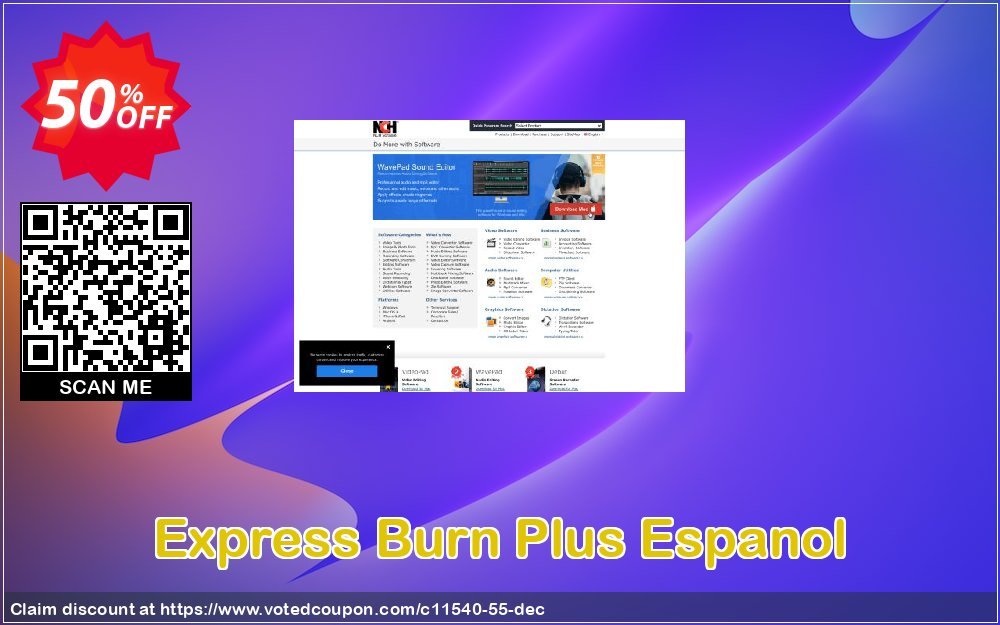 Express Burn Plus Espanol Coupon, discount NCH coupon discount 11540. Promotion: Save around 30% off the normal price