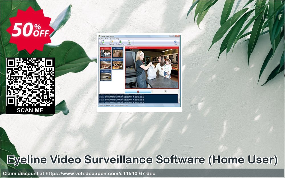 Eyeline Video Surveillance Software, Home User  Coupon Code Apr 2024, 50% OFF - VotedCoupon