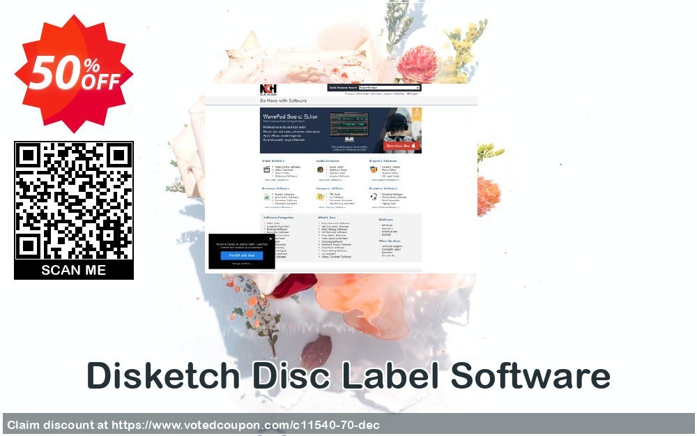 Disketch Disc Label Software Coupon, discount NCH coupon discount 11540. Promotion: Save around 30% off the normal price