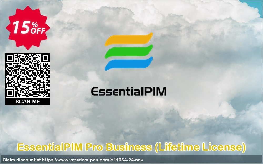 EssentialPIM Pro Business, Lifetime Plan  Coupon, discount EssentialPIM EPIM coupon (11654). Promotion: EssentialPIM EPIM Astonsoft discount code (11654)