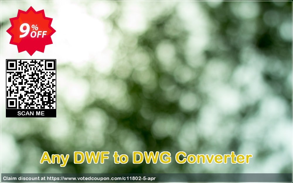 Any DWF to DWG Converter Coupon, discount USD10OFF. Promotion: 