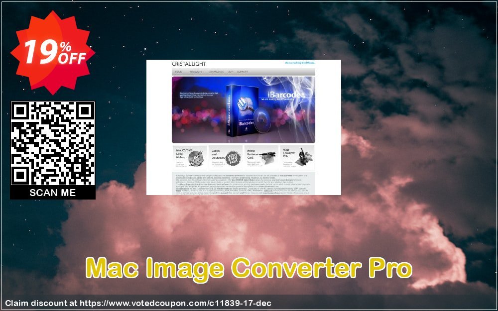 MAC Image Converter Pro Coupon, discount Cristallight (11839). Promotion: Cristallight discount codes
