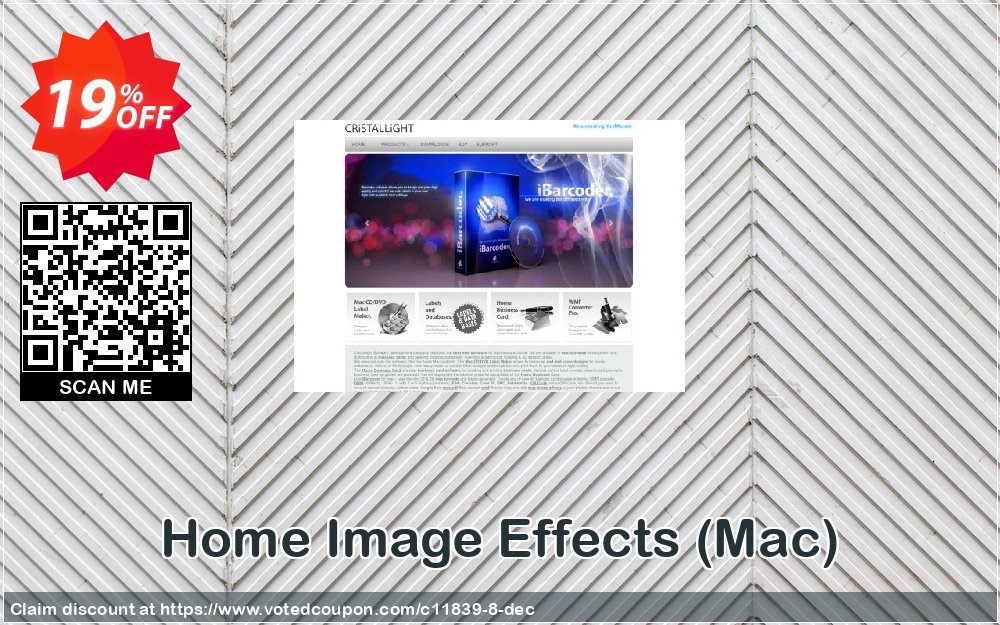 Home Image Effects, MAC  Coupon, discount Cristallight (11839). Promotion: Cristallight discount codes
