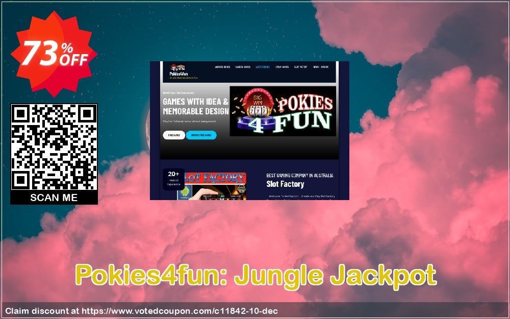 Pokies4fun: Jungle Jackpot Coupon Code May 2024, 73% OFF - VotedCoupon