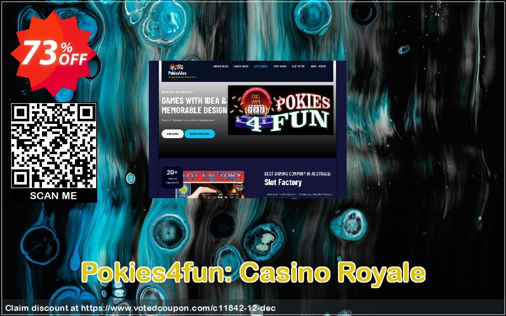 Pokies4fun: Casino Royale Coupon, discount Games Pack 1. Promotion: Games Pack 1