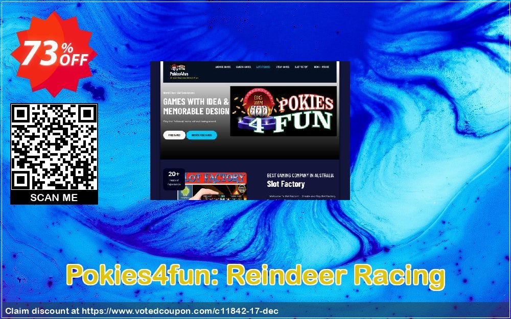 Pokies4fun: Reindeer Racing Coupon, discount Games Pack 1. Promotion: Games Pack 1