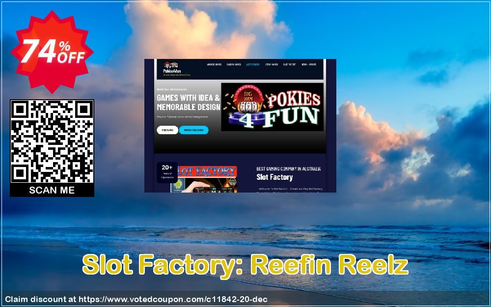 Slot Factory: Reefin Reelz Coupon, discount Games Pack 1. Promotion: Games Pack 1