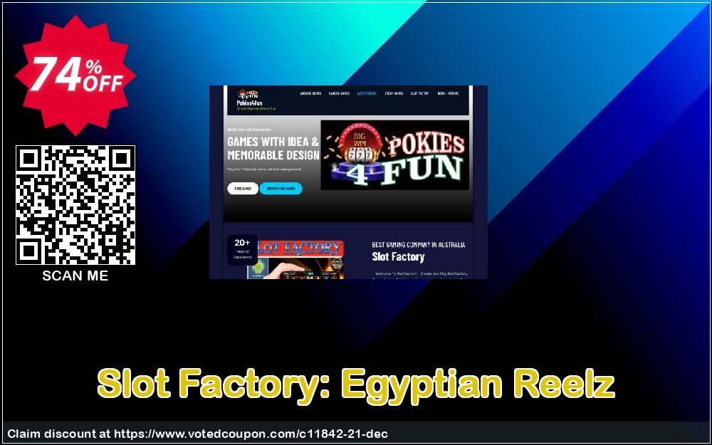Slot Factory: Egyptian Reelz Coupon, discount Games Pack 1. Promotion: Games Pack 1