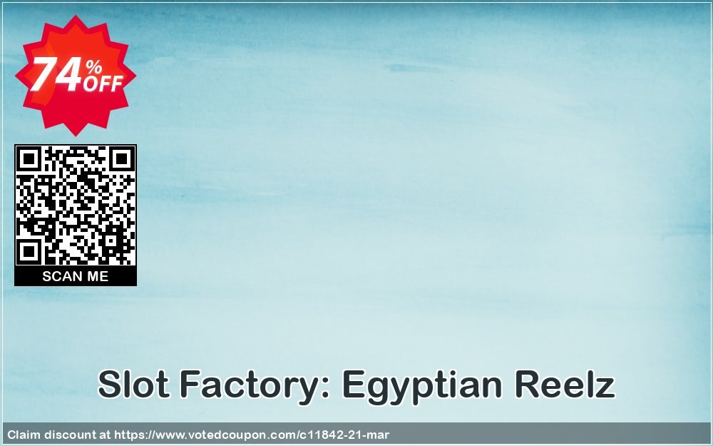 Slot Factory: Egyptian Reelz Coupon Code May 2024, 74% OFF - VotedCoupon