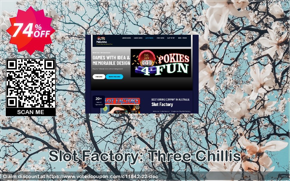 Slot Factory: Three Chillis Coupon, discount Games Pack 1. Promotion: Games Pack 1