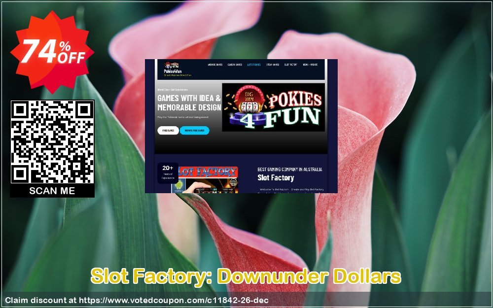 Slot Factory: Downunder Dollars Coupon, discount Games Pack 1. Promotion: Games Pack 1