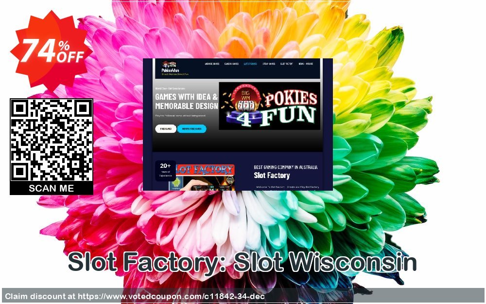 Slot Factory: Slot Wisconsin Coupon, discount Games Pack 1. Promotion: Games Pack 1