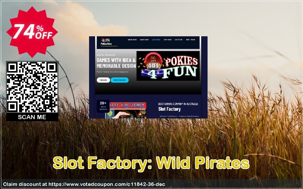 Slot Factory: Wild Pirates Coupon, discount Games Pack 1. Promotion: Games Pack 1