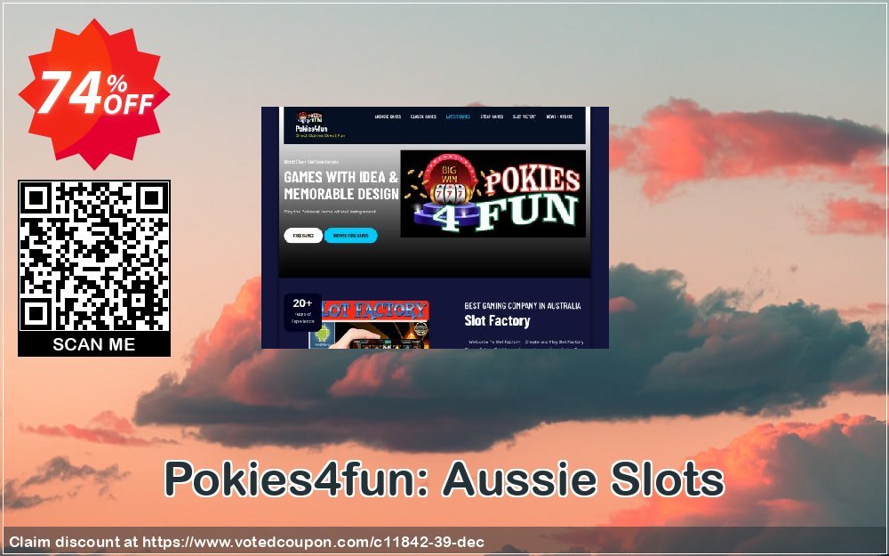 Pokies4fun: Aussie Slots Coupon, discount Games Pack 1. Promotion: Games Pack 1