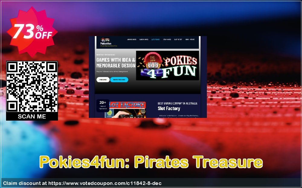 Pokies4fun: Pirates Treasure Coupon, discount Games Pack 1. Promotion: Games Pack 1