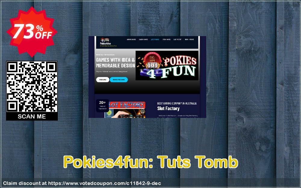 Pokies4fun: Tuts Tomb Coupon, discount Games Pack 1. Promotion: Games Pack 1