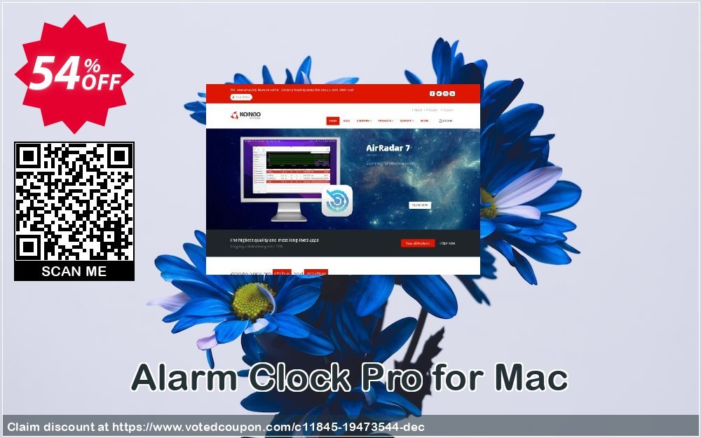 Alarm Clock Pro for MAC Coupon, discount Alarm Clock Pro for Mac exclusive sales code 2024. Promotion: exclusive sales code of Alarm Clock Pro for Mac 2024