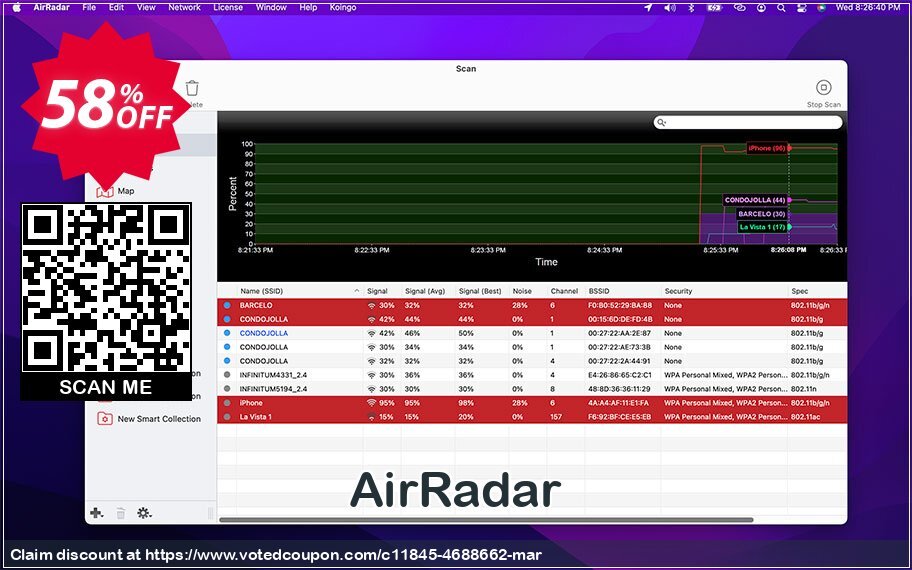 AirRadar Coupon, discount AirRadar for MAC coupons. Promotion: Koingosw deals