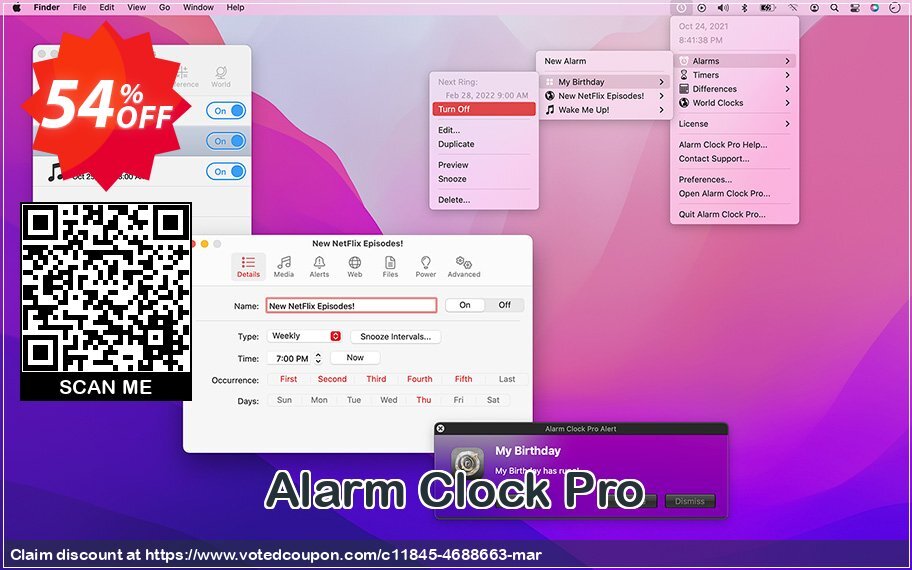 Alarm Clock Pro Coupon Code May 2024, 54% OFF - VotedCoupon