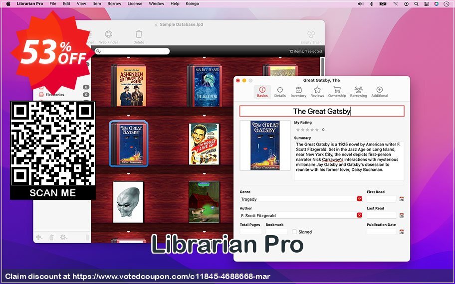 Librarian Pro Coupon, discount Librarian Pro discount. Promotion: Koingosw big deals