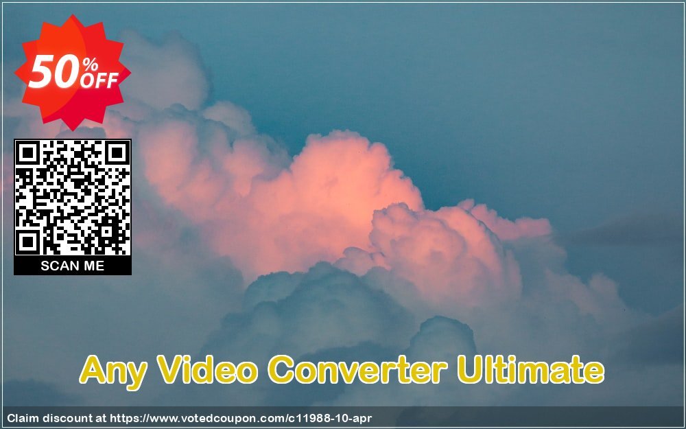 Any Video Converter Ultimate for MAC Coupon Code Apr 2024, 28% OFF - VotedCoupon