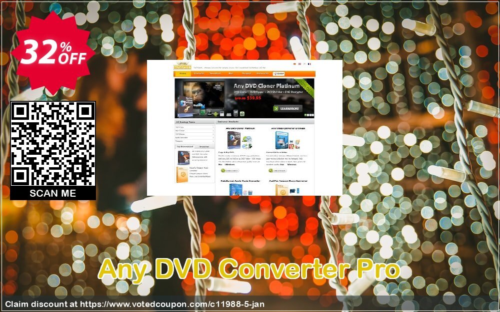 Any DVD Converter Pro Coupon, discount coupon from NOTEBUR any-video-converter.com. Promotion: 