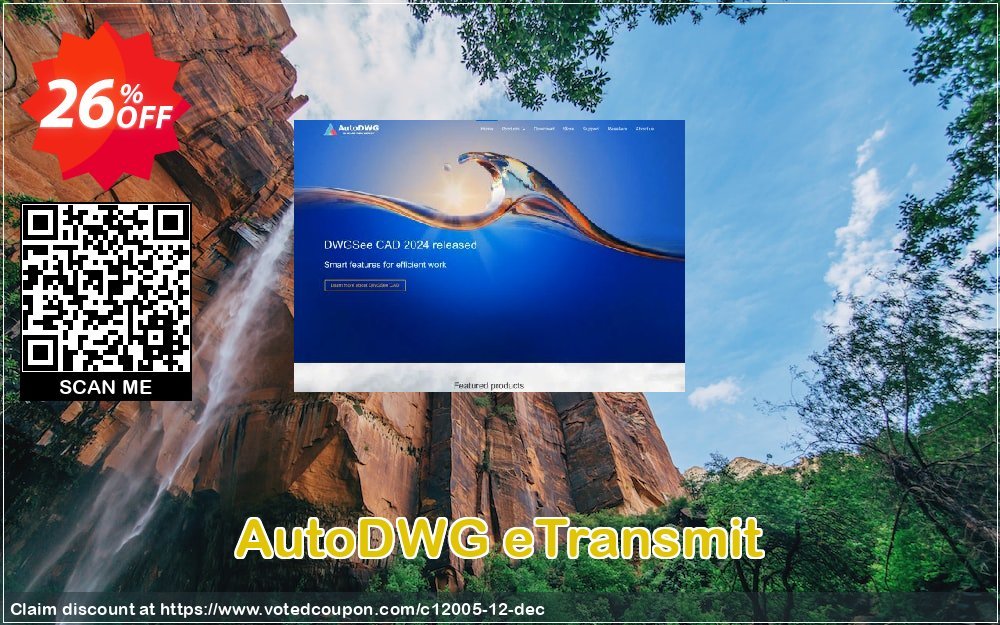 AutoDWG eTransmit Coupon, discount 25% AutoDWG (12005). Promotion: 10% Discount from AutoDWG (12005)