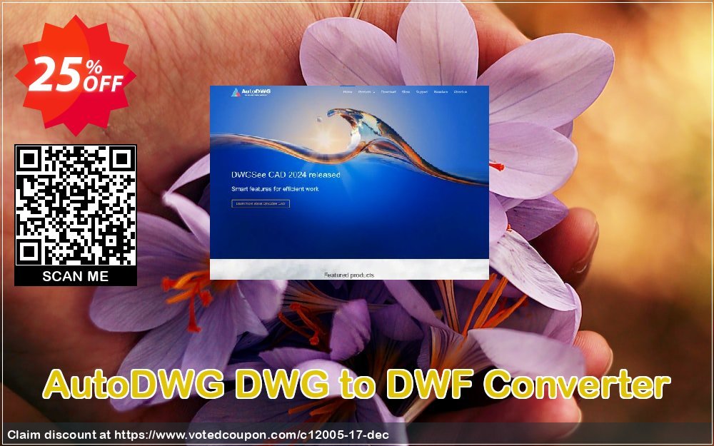 AutoDWG DWG to DWF Converter Coupon, discount 25% AutoDWG (12005). Promotion: 10% Discount from AutoDWG (12005)