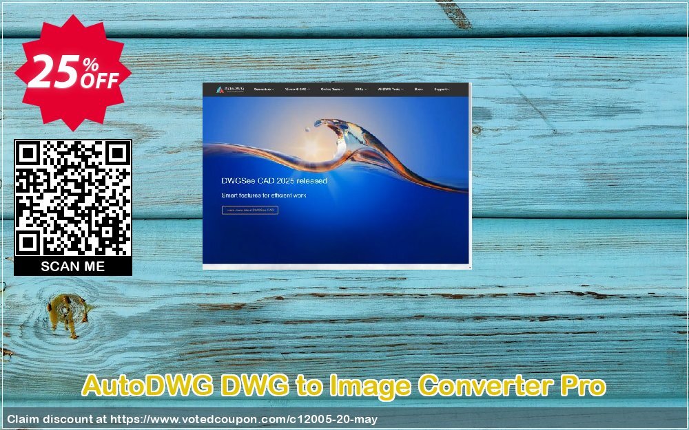 AutoDWG DWG to Image Converter Pro Coupon, discount 25% AutoDWG (12005). Promotion: 10% Discount from AutoDWG (12005)