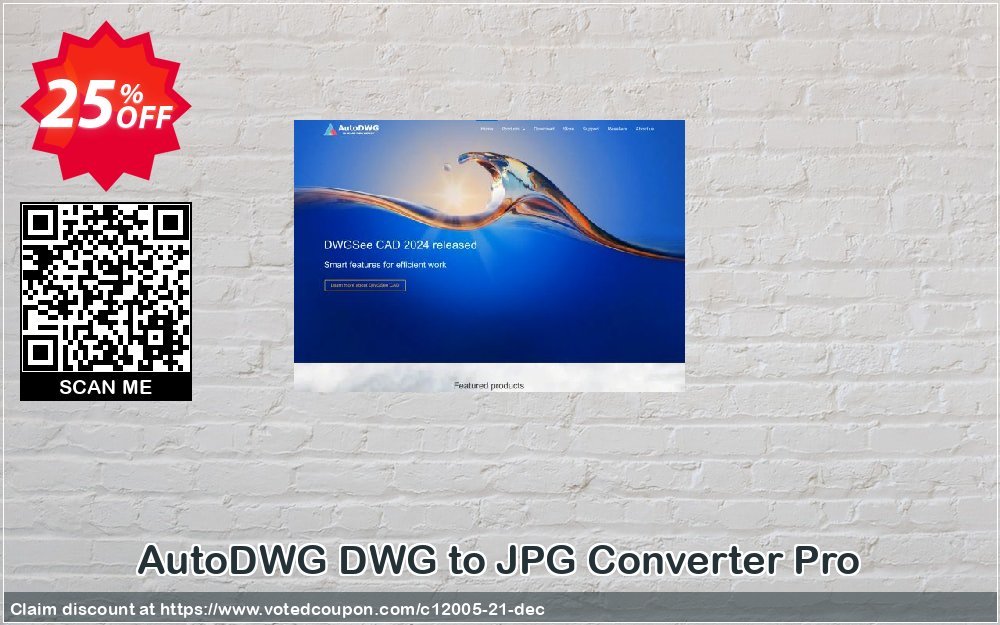 AutoDWG DWG to JPG Converter Pro Coupon, discount 25% AutoDWG (12005). Promotion: 10% Discount from AutoDWG (12005)