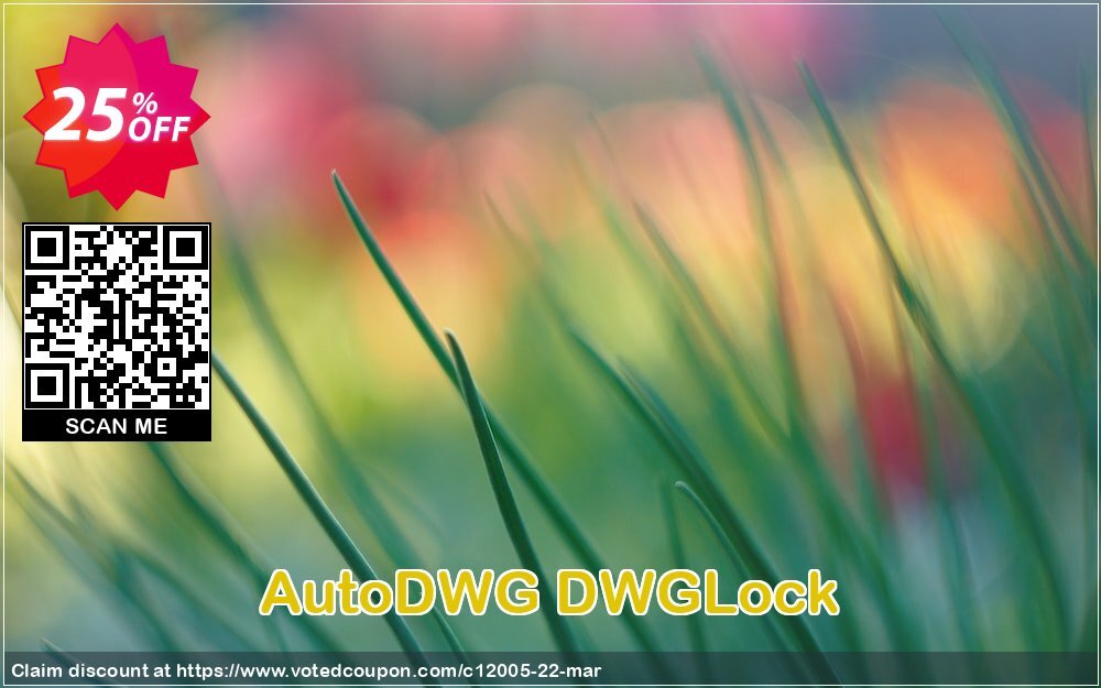 AutoDWG DWGLock Coupon, discount 25% AutoDWG (12005). Promotion: 10% Discount from AutoDWG (12005)