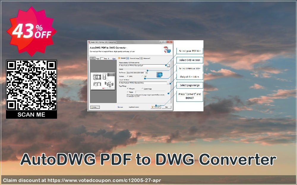 AutoDWG PDF to DWG Converter