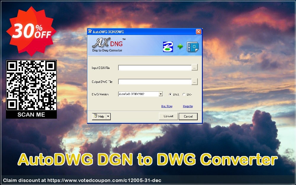 AutoDWG DGN to DWG Converter Coupon, discount 25% AutoDWG (12005). Promotion: 10% Discount from AutoDWG (12005)