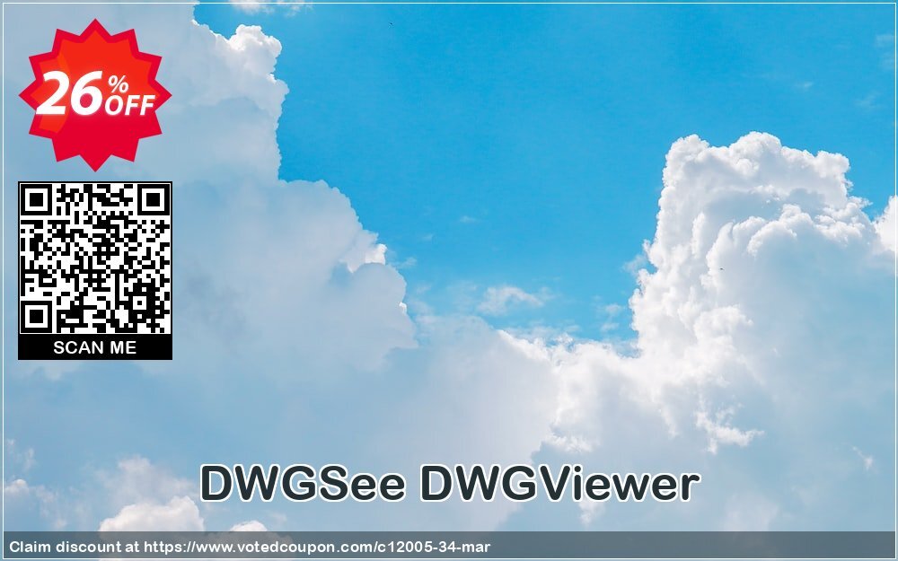 DWGSee DWGViewer Coupon, discount 25% AutoDWG (12005). Promotion: 10% Discount from AutoDWG (12005)