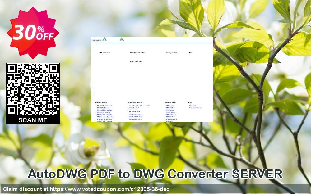 AutoDWG PDF to DWG Converter SERVER Coupon, discount 25% AutoDWG (12005). Promotion: 10% Discount from AutoDWG (12005)