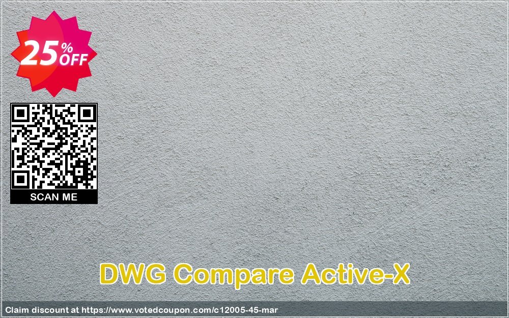 DWG Compare Active-X Coupon, discount 25% AutoDWG (12005). Promotion: 10% Discount from AutoDWG (12005)