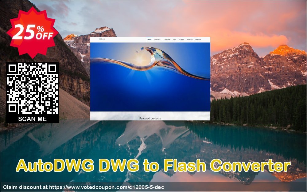 AutoDWG DWG to Flash Converter Coupon, discount 25% AutoDWG (12005). Promotion: 10% Discount from AutoDWG (12005)