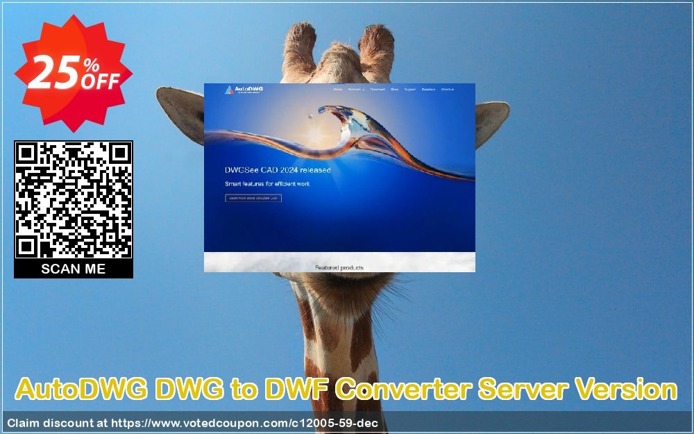 AutoDWG DWG to DWF Converter Server Version Coupon, discount 25% AutoDWG (12005). Promotion: 10% Discount from AutoDWG (12005)