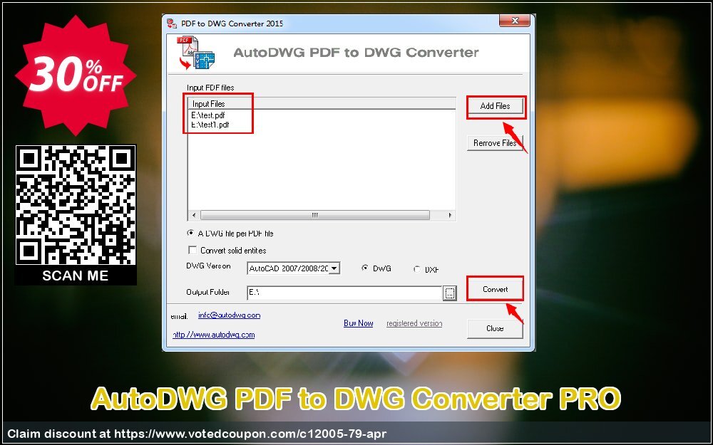 AutoDWG PDF to DWG Converter PRO Coupon Code Jun 2024, 30% OFF - VotedCoupon