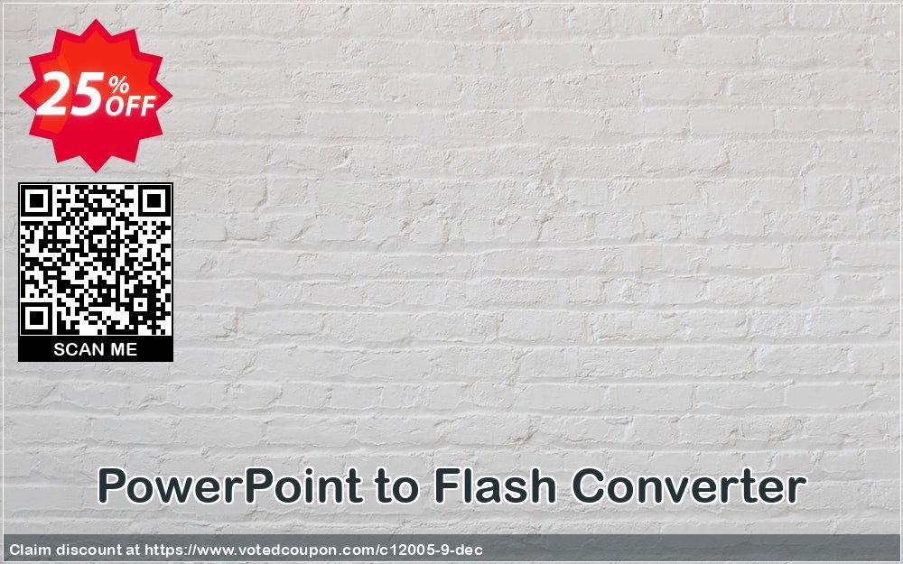 PowerPoint to Flash Converter Coupon, discount 25% AutoDWG (12005). Promotion: 10% Discount from AutoDWG (12005)