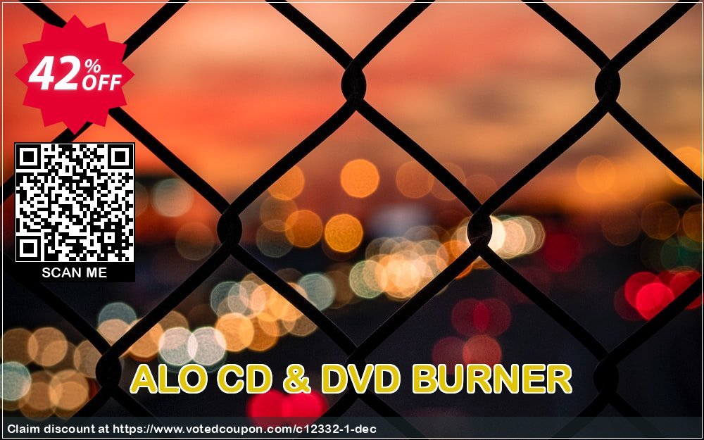 ALO CD & DVD BURNER Coupon, discount 40PecentOffer_new. Promotion: 
