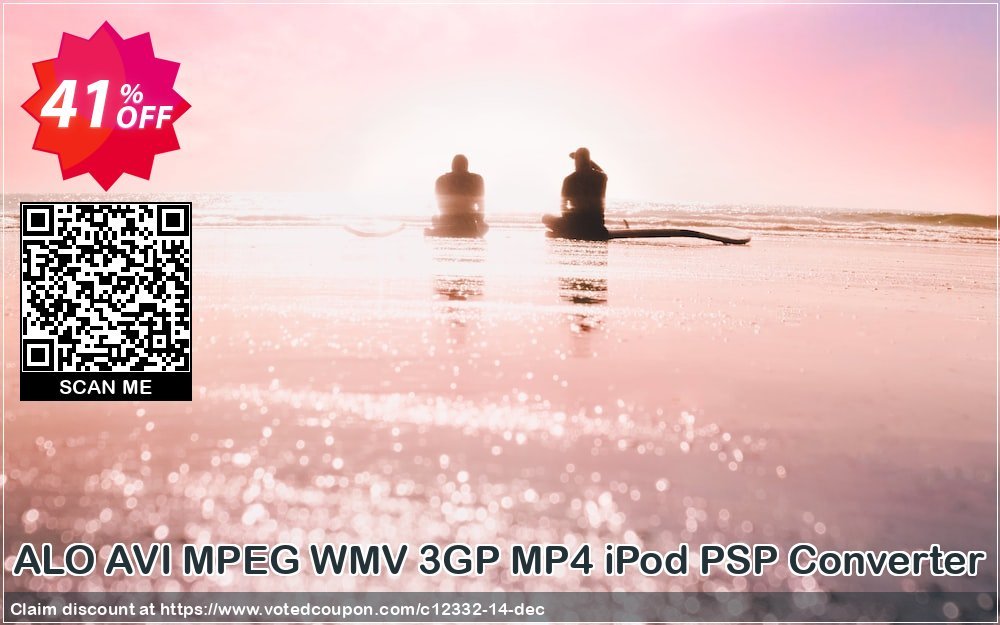 ALO AVI MPEG WMV 3GP MP4 iPod PSP Converter Coupon, discount 40PecentOffer_new. Promotion: 