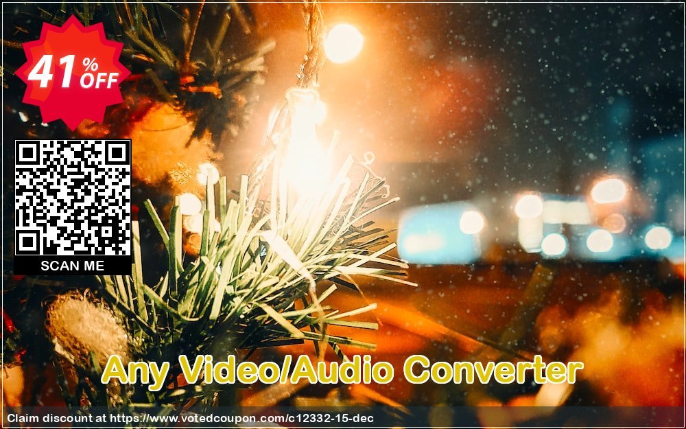 Any Video/Audio Converter Coupon, discount 40PecentOffer_new. Promotion: 