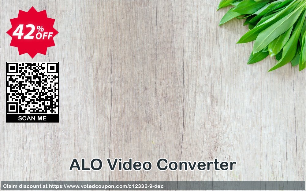 ALO Video Converter Coupon, discount 40PecentOffer_new. Promotion: 