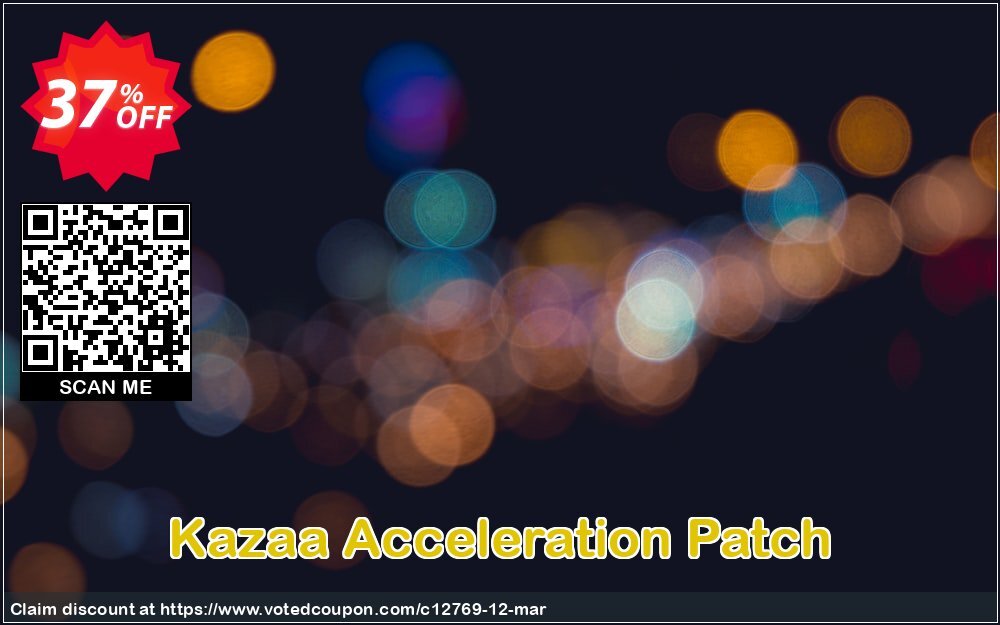 Kazaa Acceleration Patch Coupon, discount 35% discount to any of our products. Promotion: 35% discount for any of our products