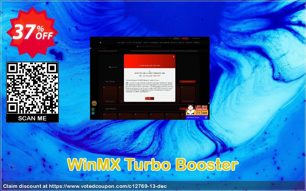 WinMX Turbo Booster Coupon, discount 35% discount to any of our products. Promotion: 35% discount for any of our products