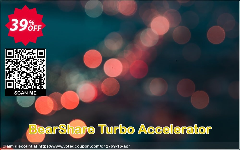 BearShare Turbo Accelerator Coupon, discount 35% discount to any of our products. Promotion: 35% discount for any of our products