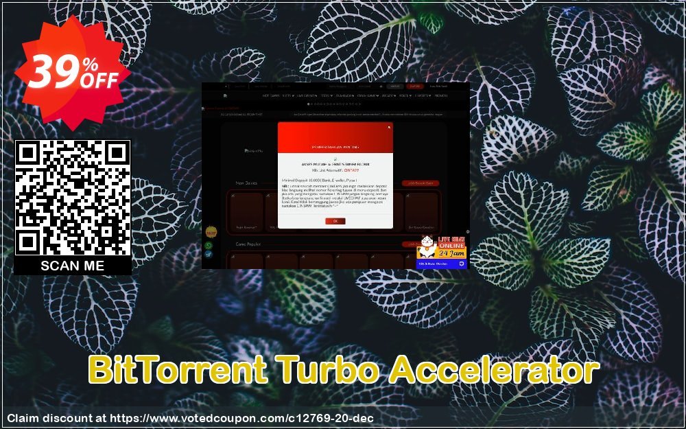 BitTorrent Turbo Accelerator Coupon, discount 35% discount to any of our products. Promotion: 35% discount for any of our products