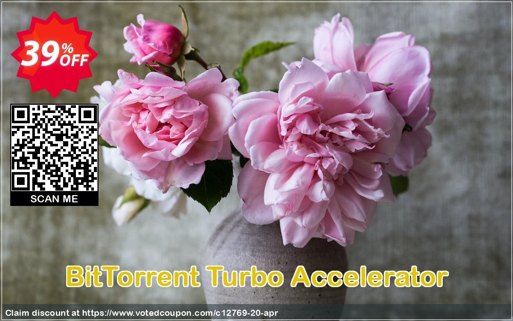 BitTorrent Turbo Accelerator Coupon, discount 35% discount to any of our products. Promotion: 35% discount for any of our products