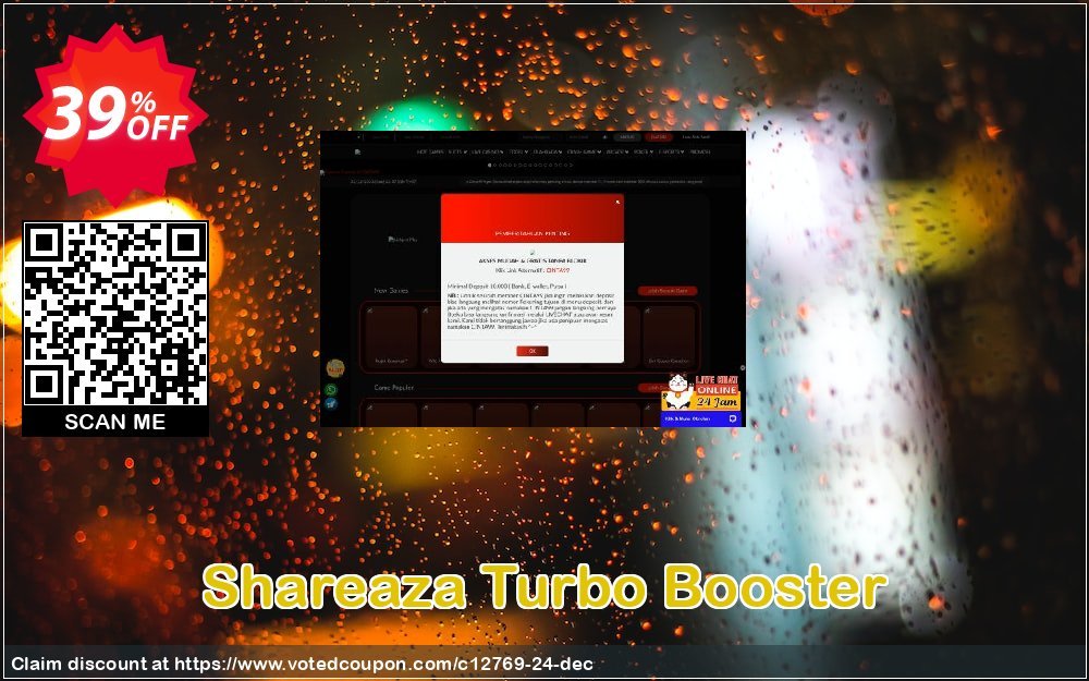 Shareaza Turbo Booster Coupon, discount 35% discount to any of our products. Promotion: 35% discount for any of our products